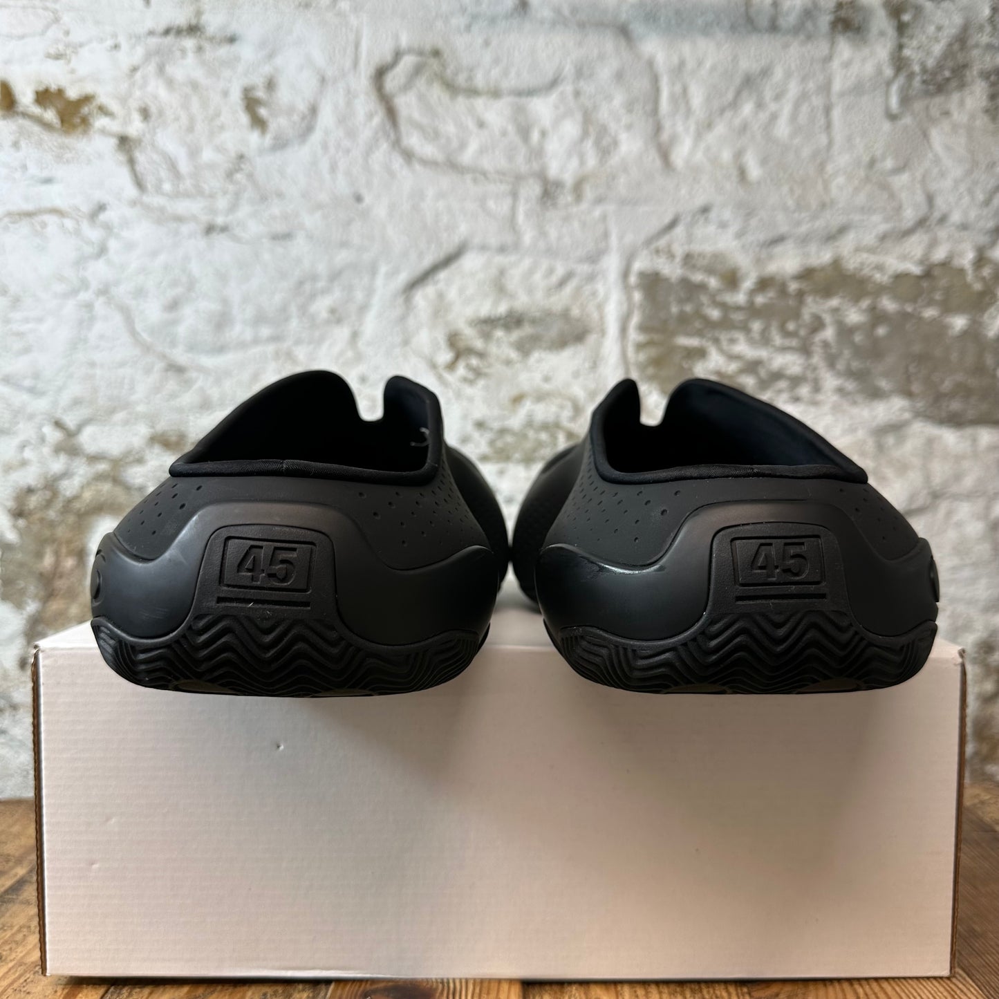Balenciaga Basketball Black Mule Slip On Sneaker Sz 12 (45)