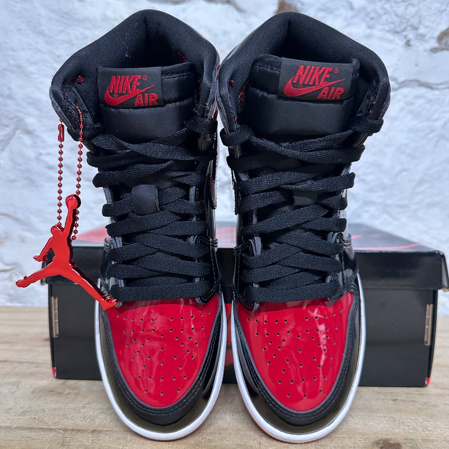 Air Jordan 1 Patent Bred Sz 5.5Y