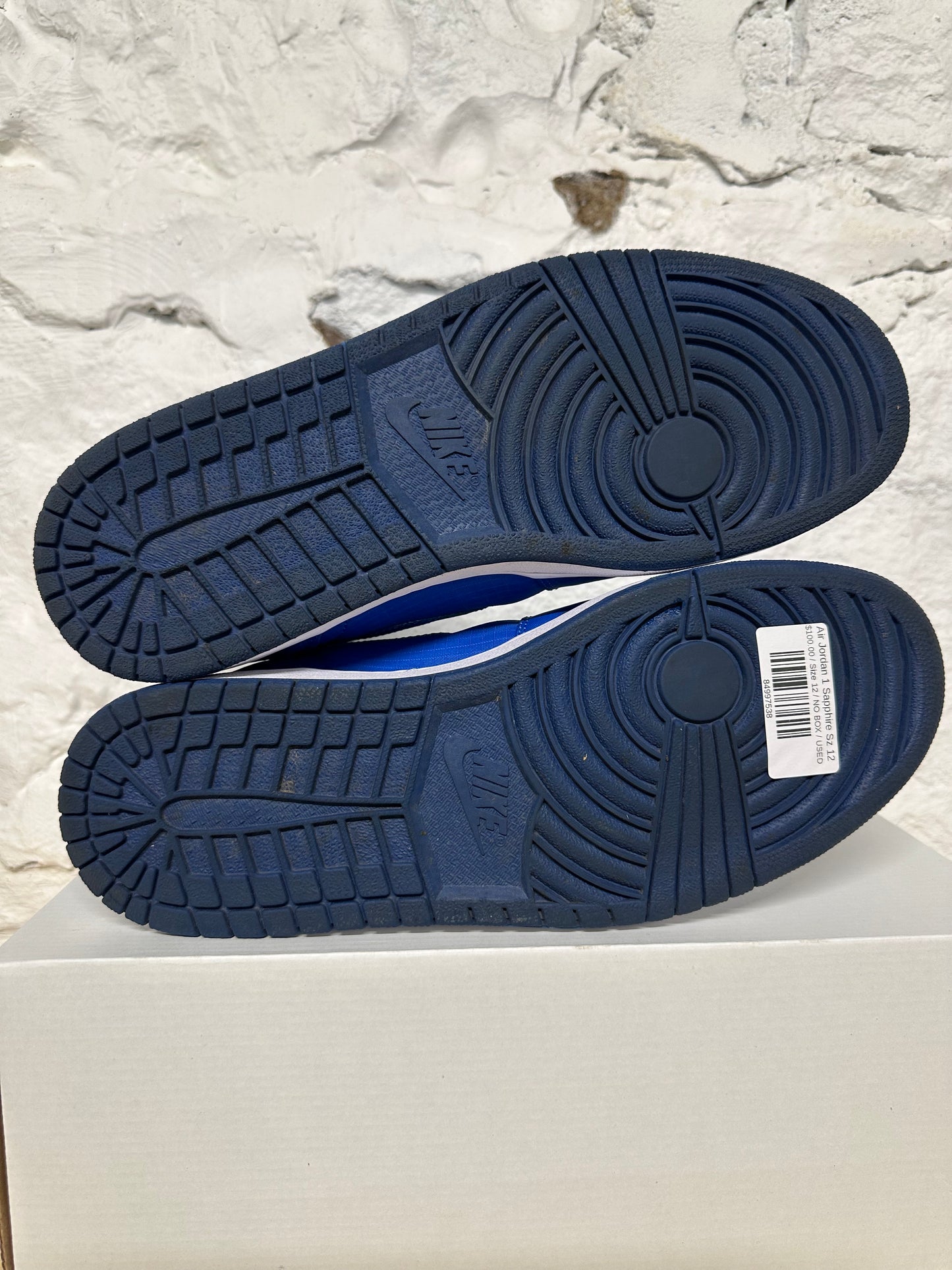 Air Jordan 1 High Sapphire Sz 12