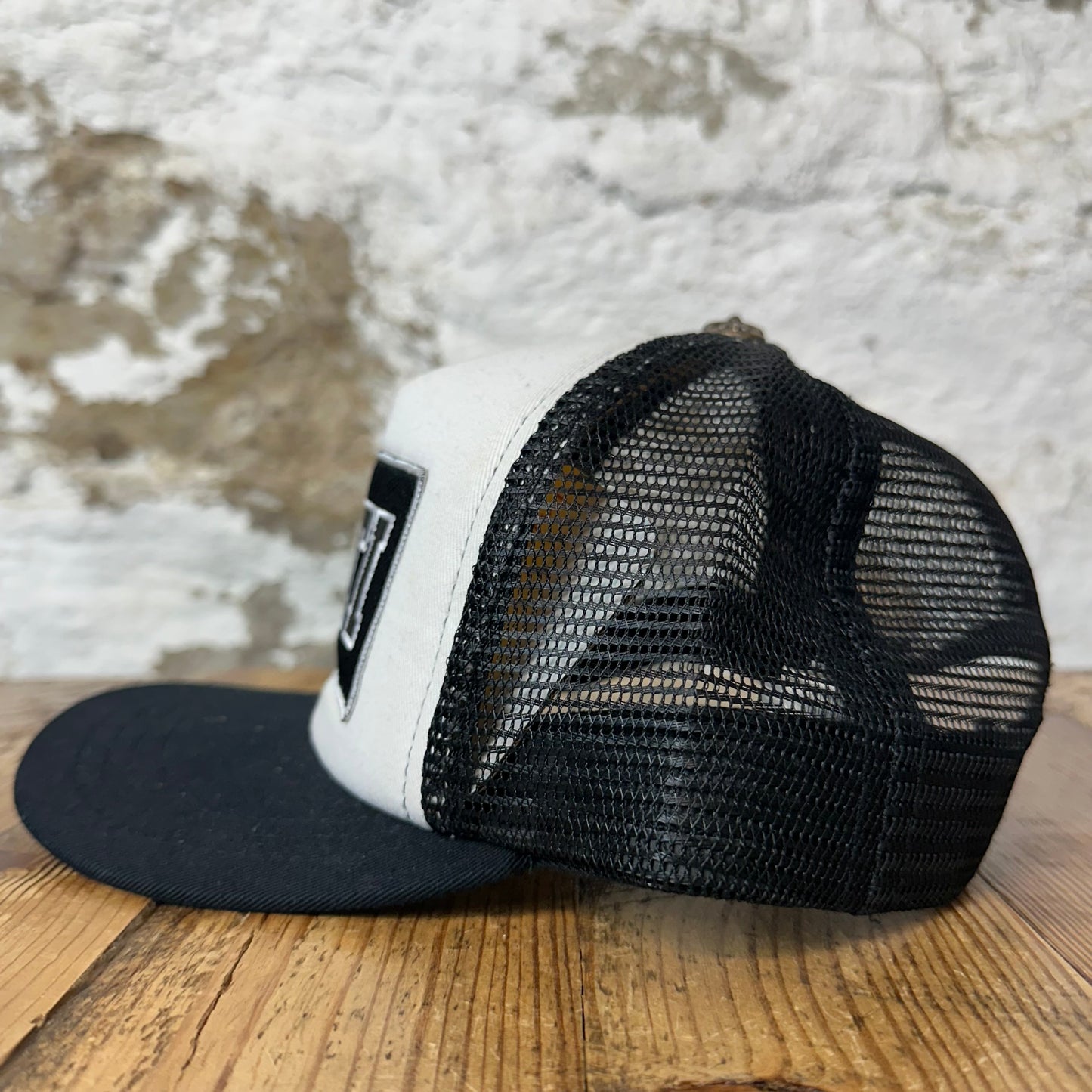 Chrome Hearts Foti Black White Trucker Hat