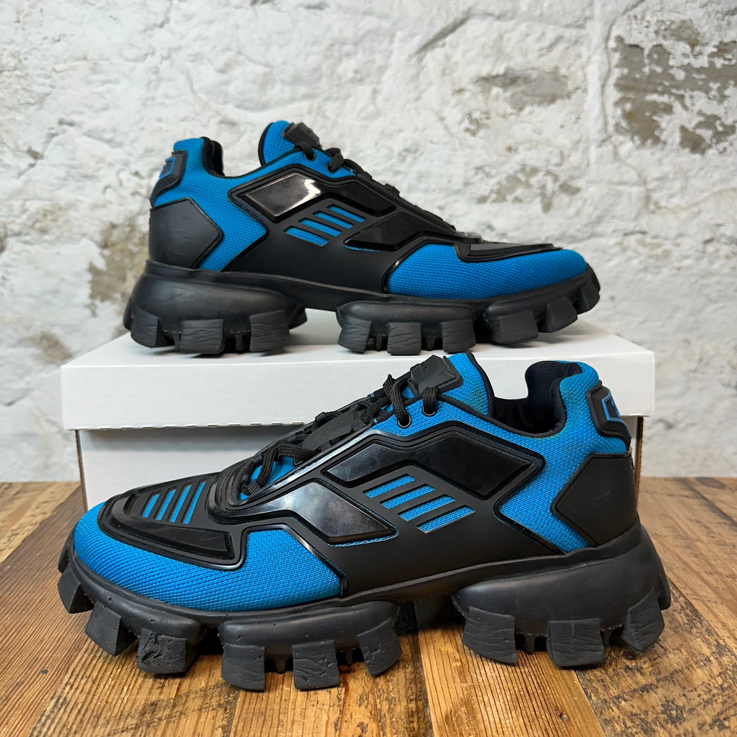 Prada Cloudbust Thunder Blue Black Sz 9 No Box