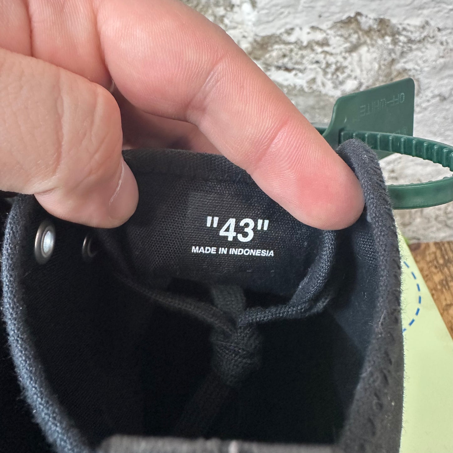 Off-White White Arrow Black Vulc High Sz 10 (43)