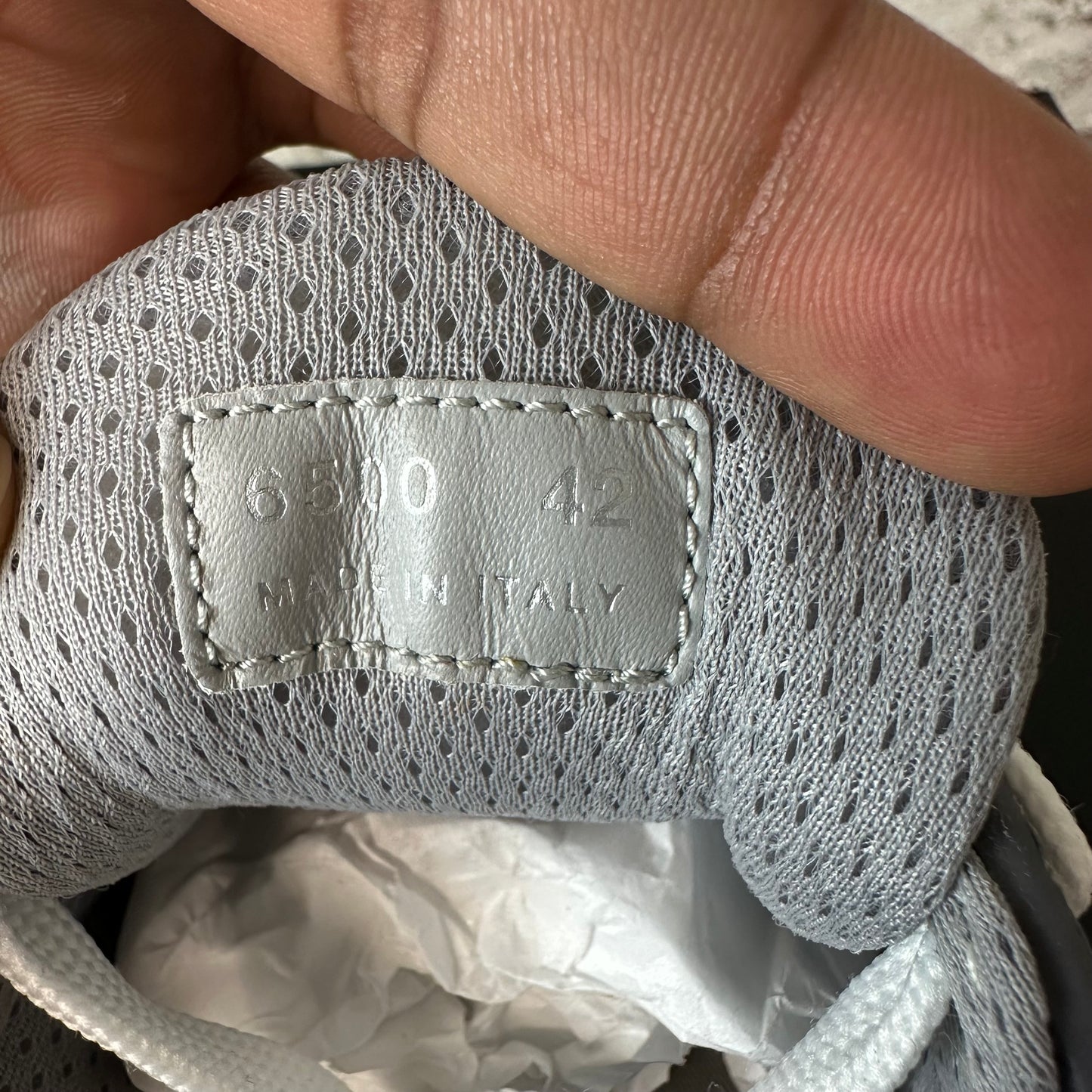 Prada Americas Cup Grey Rubber Sneaker Sz 9 (42)