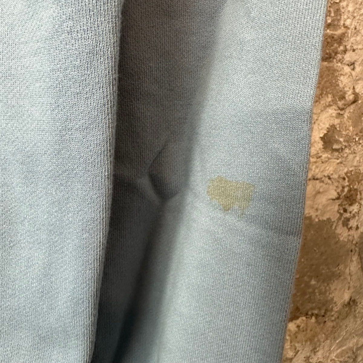 Celine Black Spellout Light Blue Hoodie Sz S