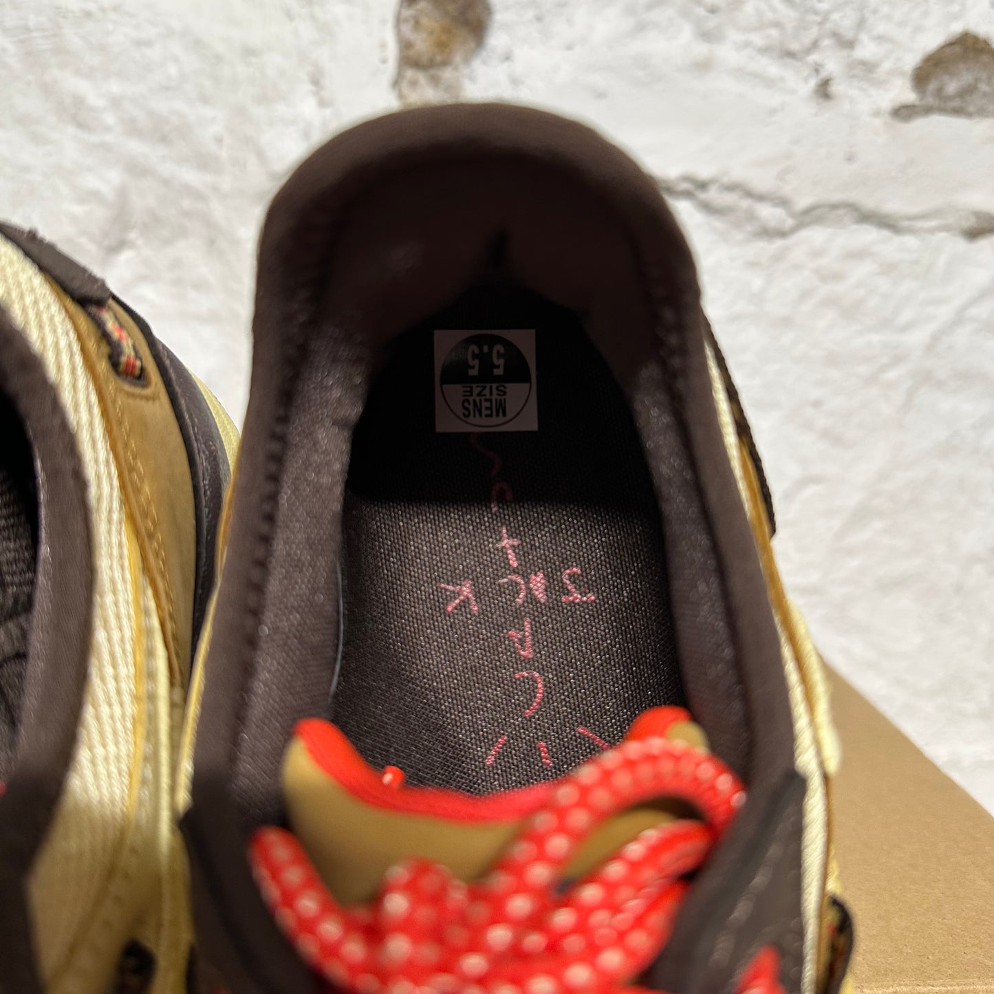 Nike Air Max 1 Cactus Jack Baroque Brown Sz 5.5 DS