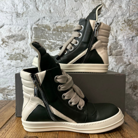 Rick Owens Geobasket Forest Milk Sneaker Sz 10 (43)