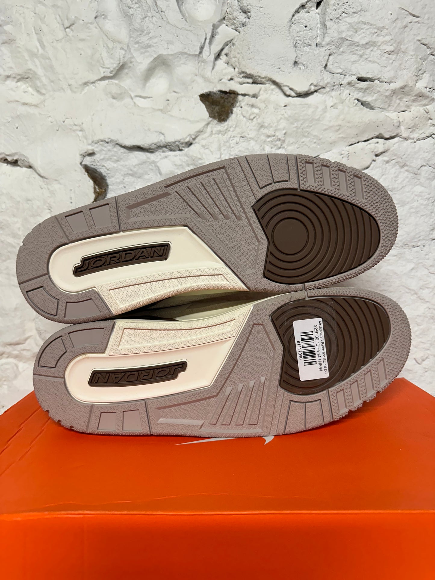 Air Jordan 3 Palomino Sz 14 DS