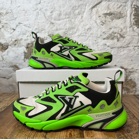 Louis Vuitton Green White Tactic Sneaker Sz 9.5 (8LV) No Box