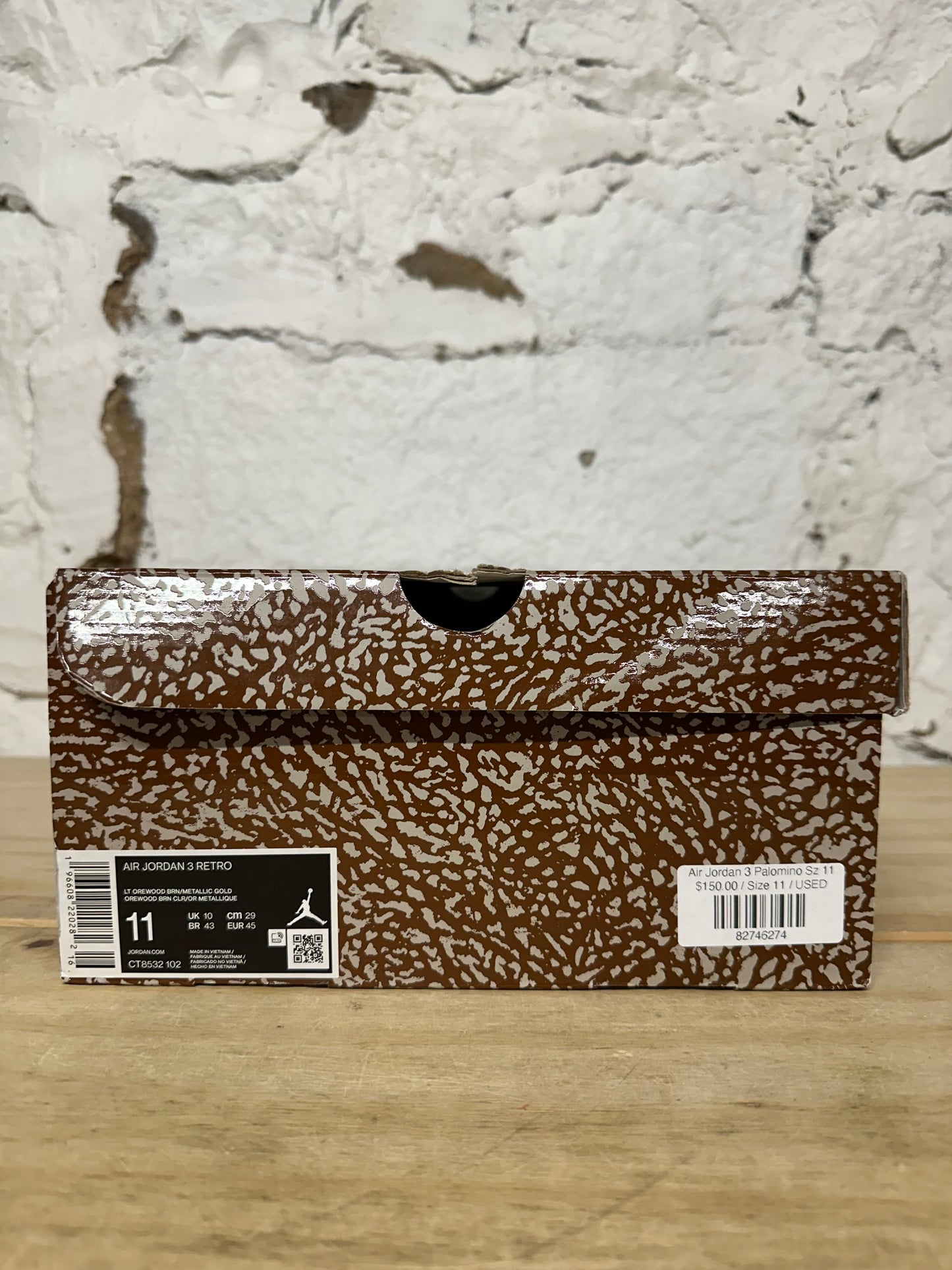 Air Jordan 3 Palomino Sz 11