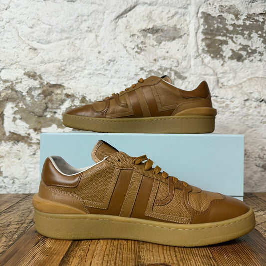 Lanvin Textured Brown Leather Sneaker Sz 11 (44)