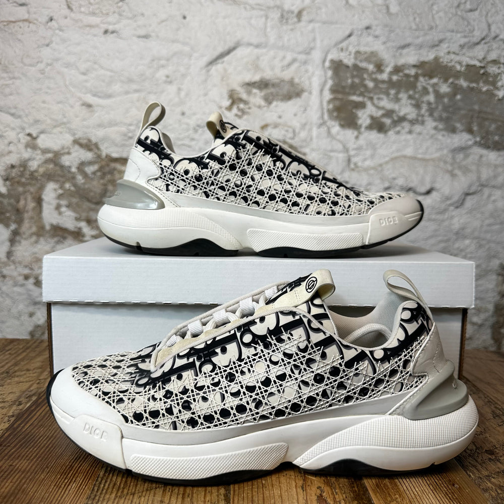 DIor B24 Oblique Cannage White Sneaker Sz 9 (42)