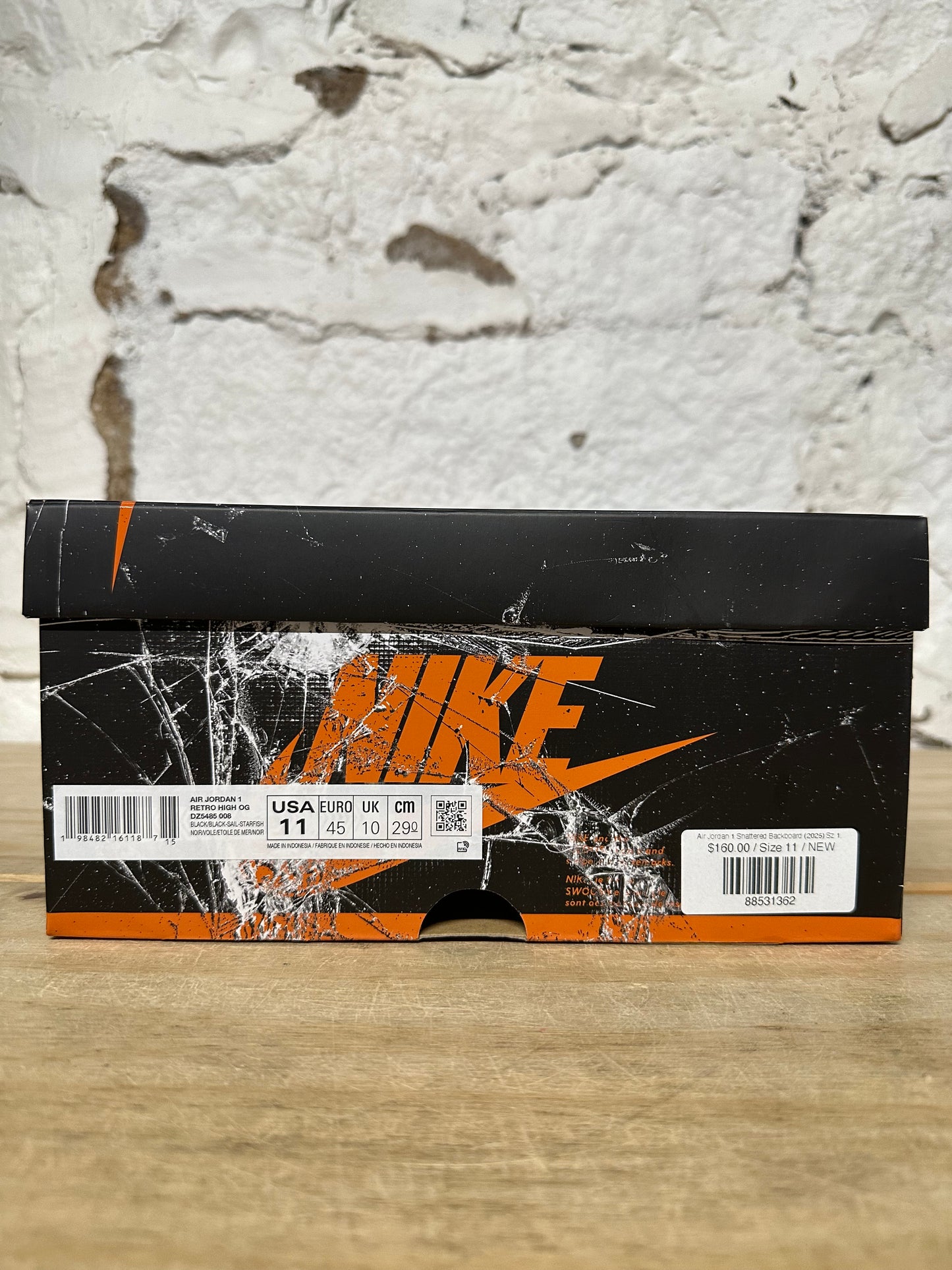 Air Jordan 1 Shattered Backboard (2025) Sz 11 DS