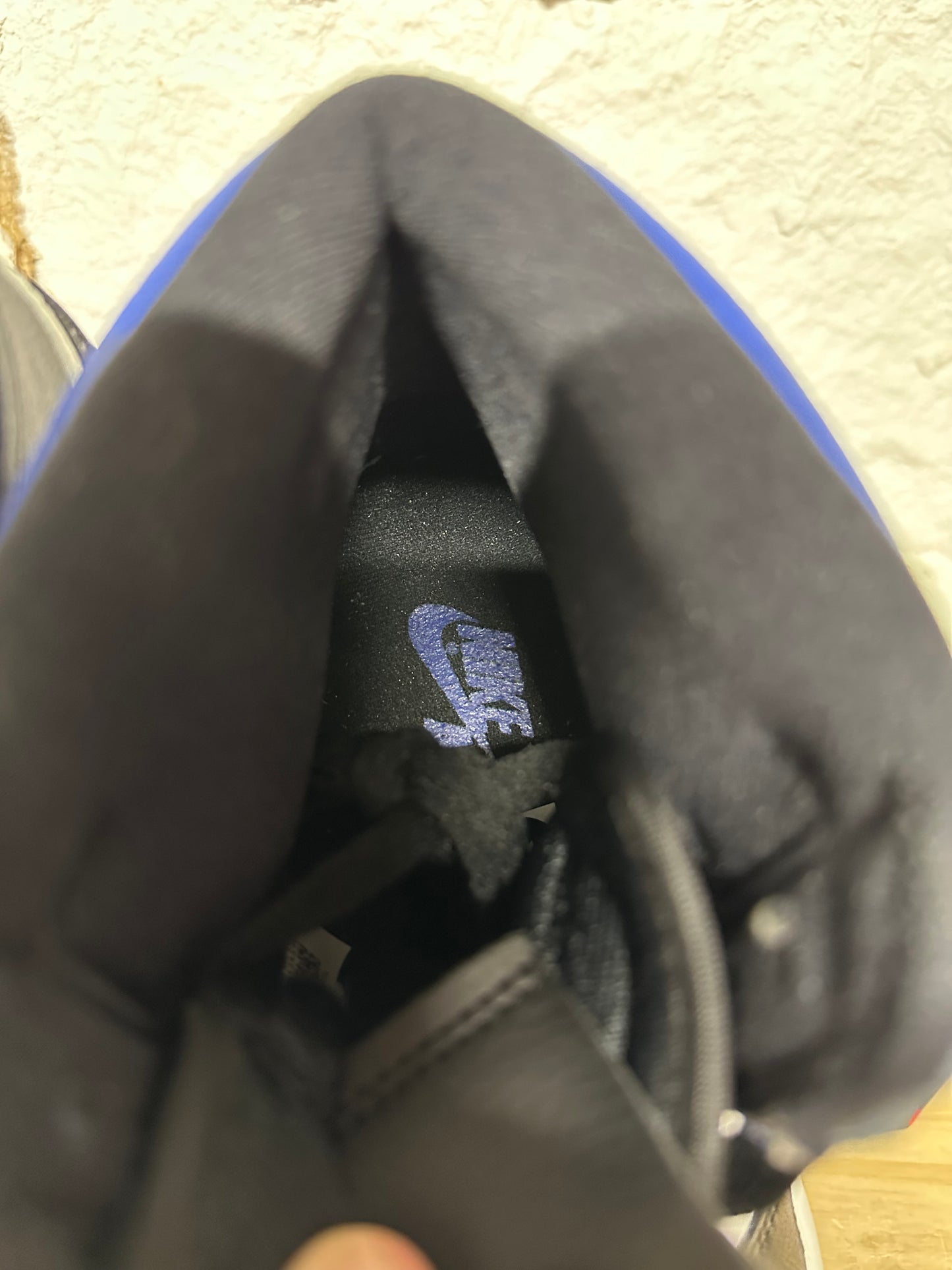 Air Jordan 1 High Royal Toe Sz 10