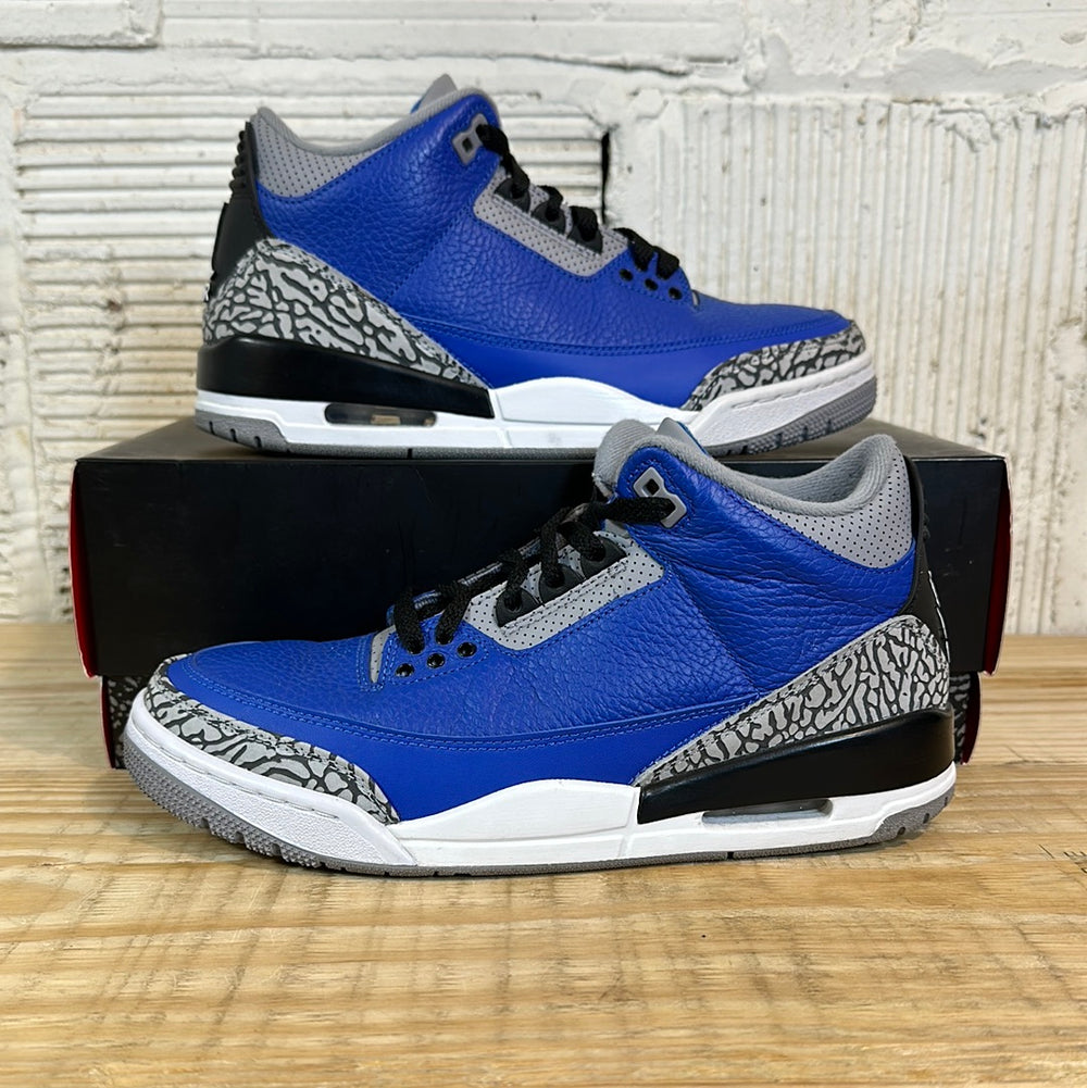 Air Jordan 3 Varsity Royal Cement Sz 8