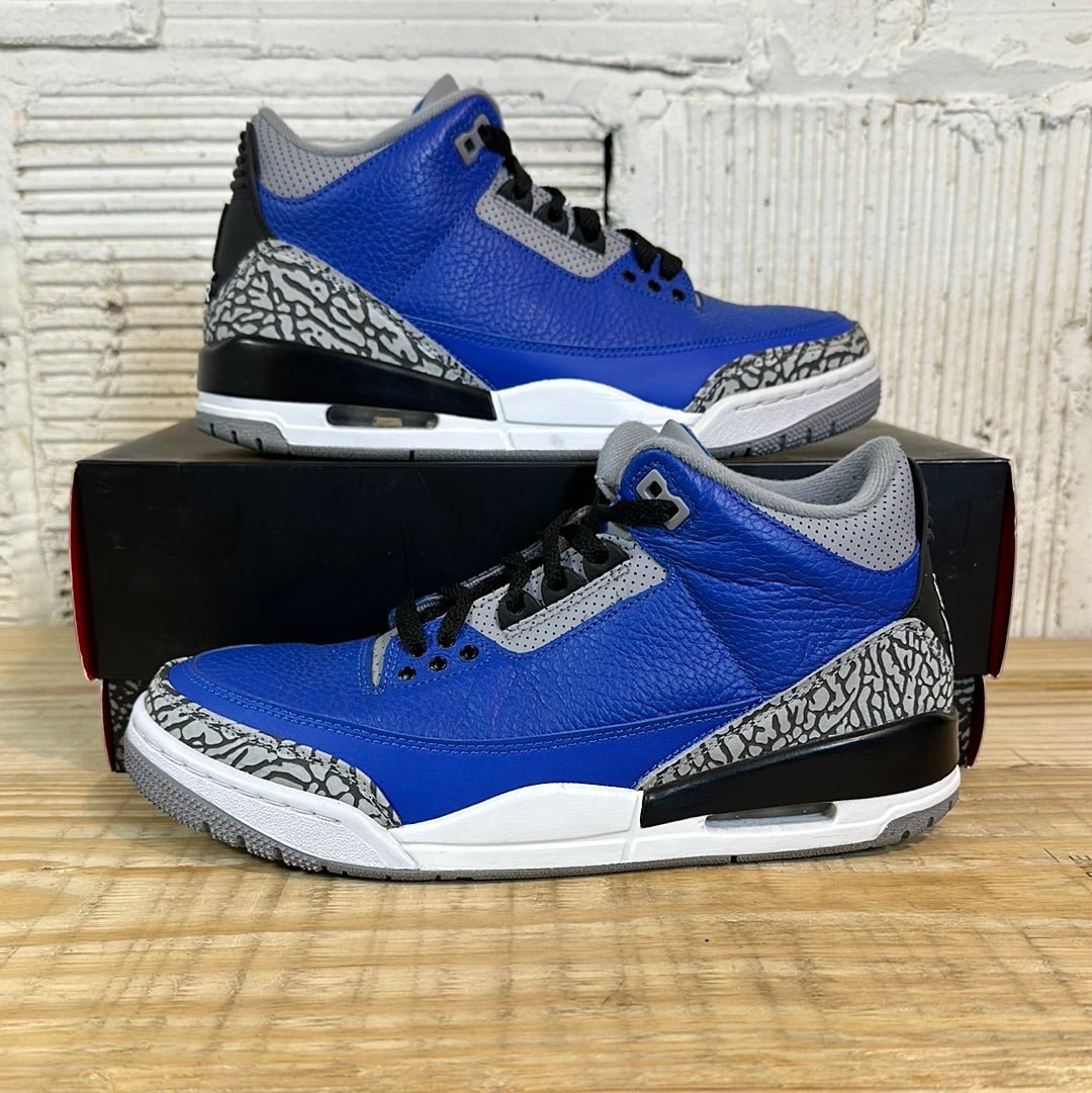 Air Jordan 3 Varsity Royal Cement Sz 8