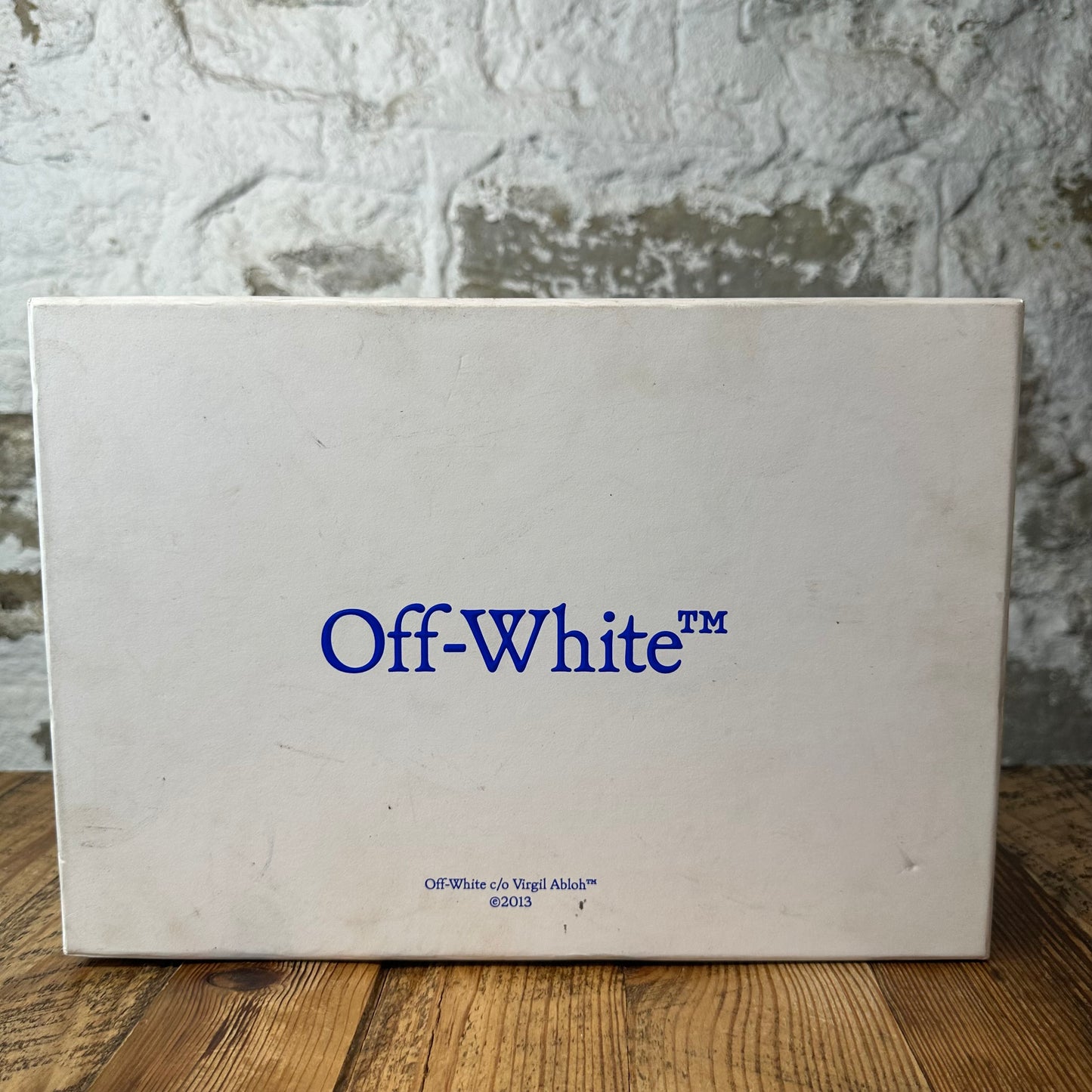 Off-White Out Of Office Black White Blue Sneaker Sz 8 (41)