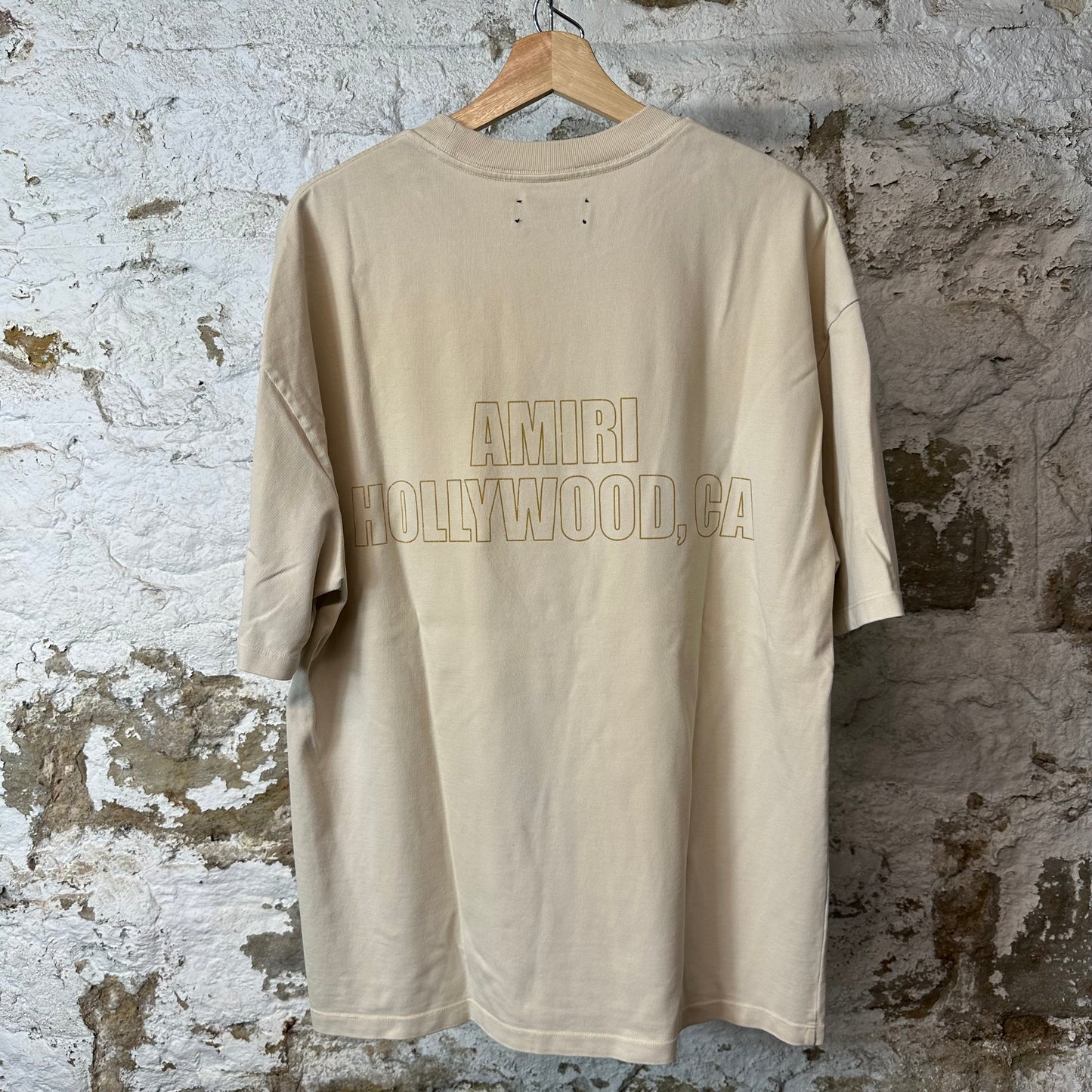 Amiri Vintage MA Eagle Cream T-Shirt Sz M