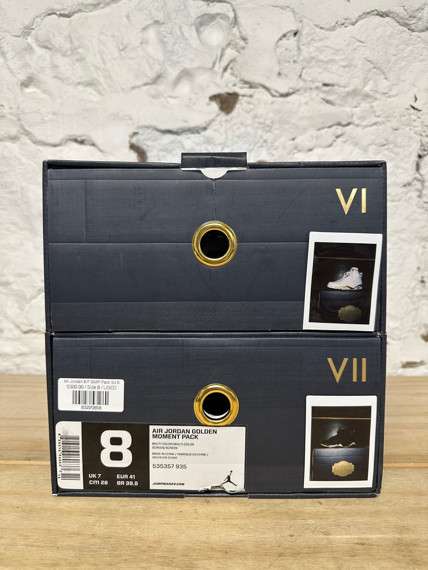 Air Jordan 6/7 GMP Pack Sz 8