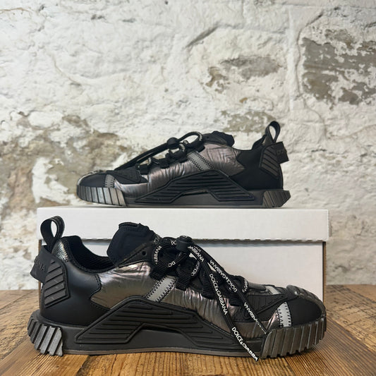 Dolce Gabbana NS1 Black Grey Sneaker Sz 8 (41)