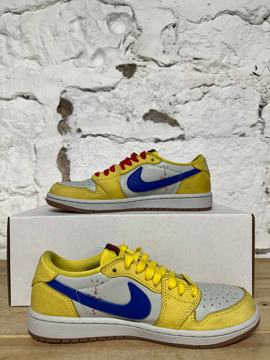 Air Jordan 1 Low Travis Scott Canary Sz 6.5 (8W)