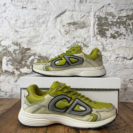 Dior B30 Lime Green White Sneaker Sz 8 (41) No Box