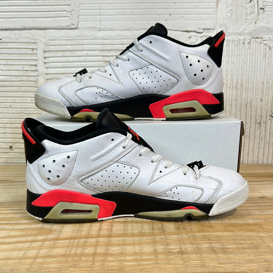 Air Jordan 6 Low Infrared White Sz 13