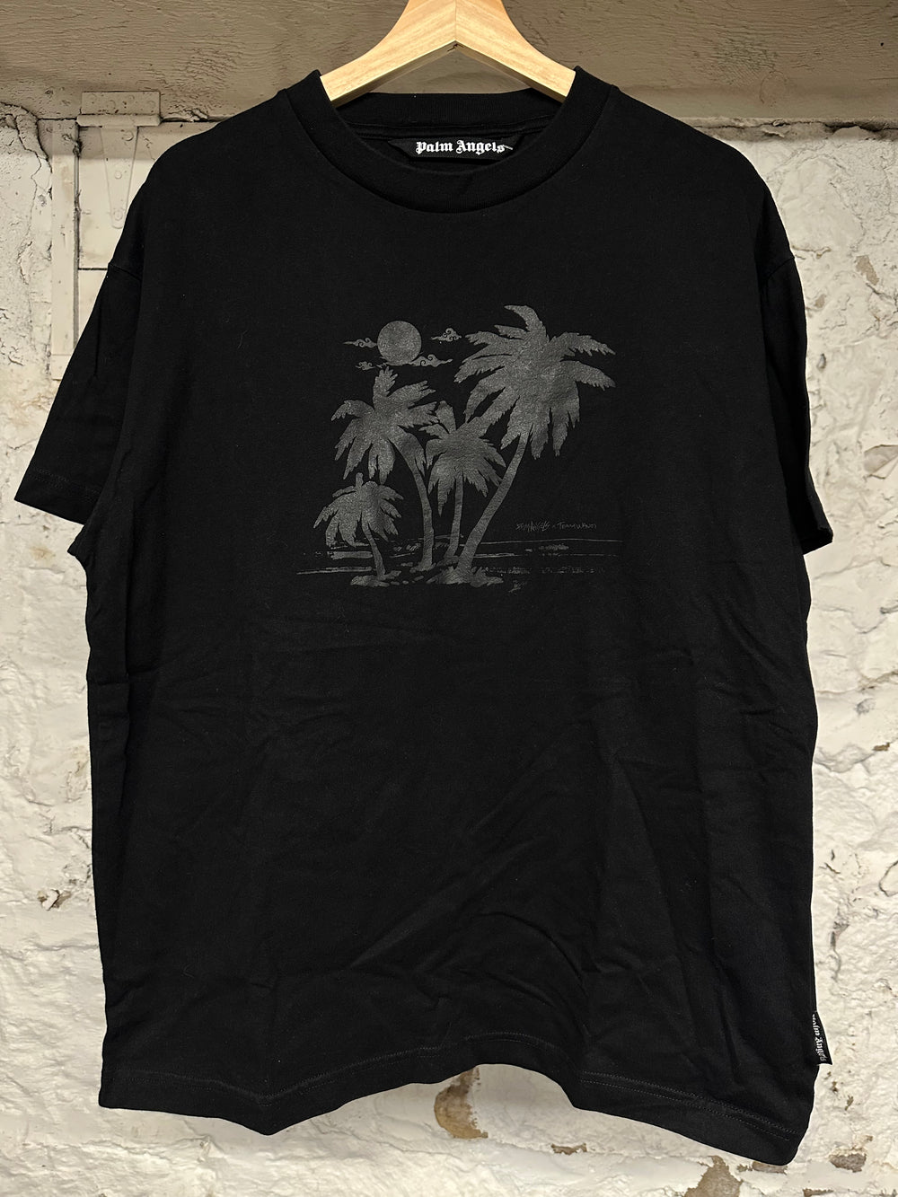 Palm Angels Palm Logo T-Shirt Black Sz XL