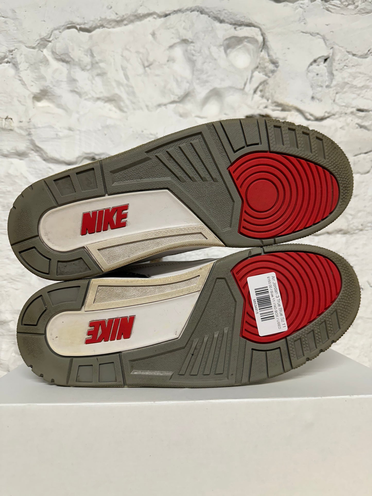 Air Jordan 3 True Blue Sz 11