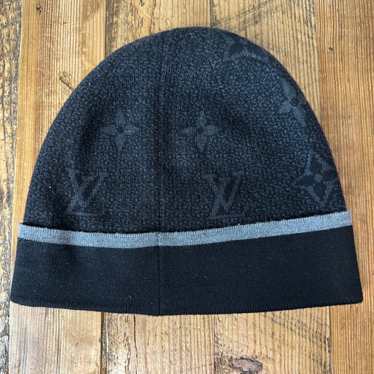 Louis Vuitton Monogram Eclipse Beanie W/ Box