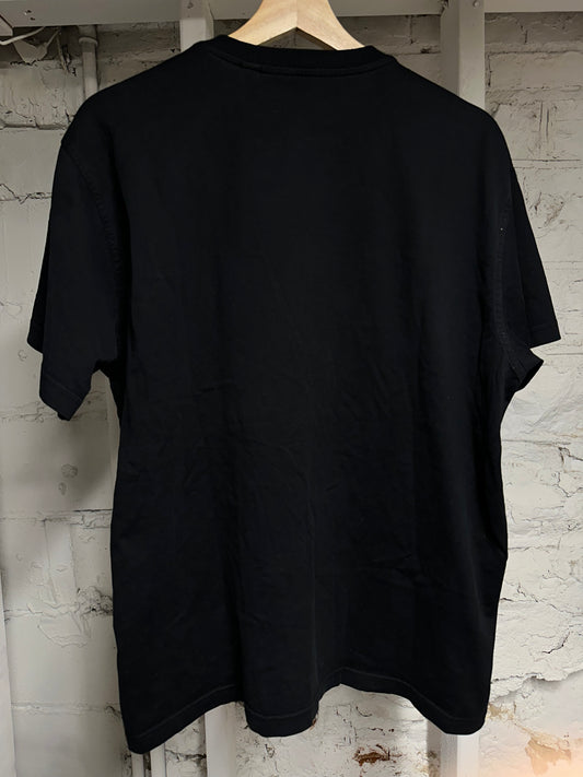 Burberry Chest Logo Black T-Shirt Sz S