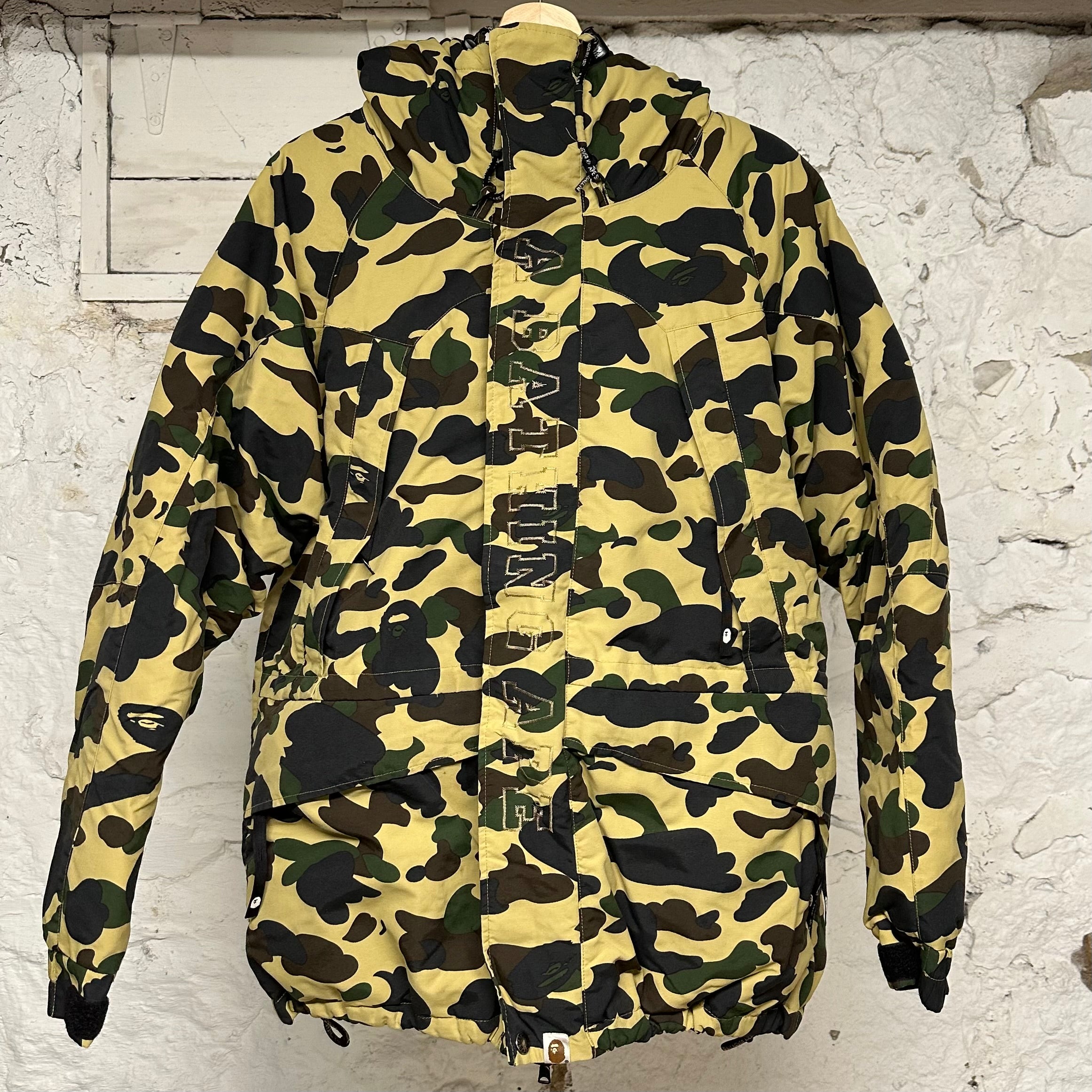 Bape Camo Puffer Jacket Sz XL