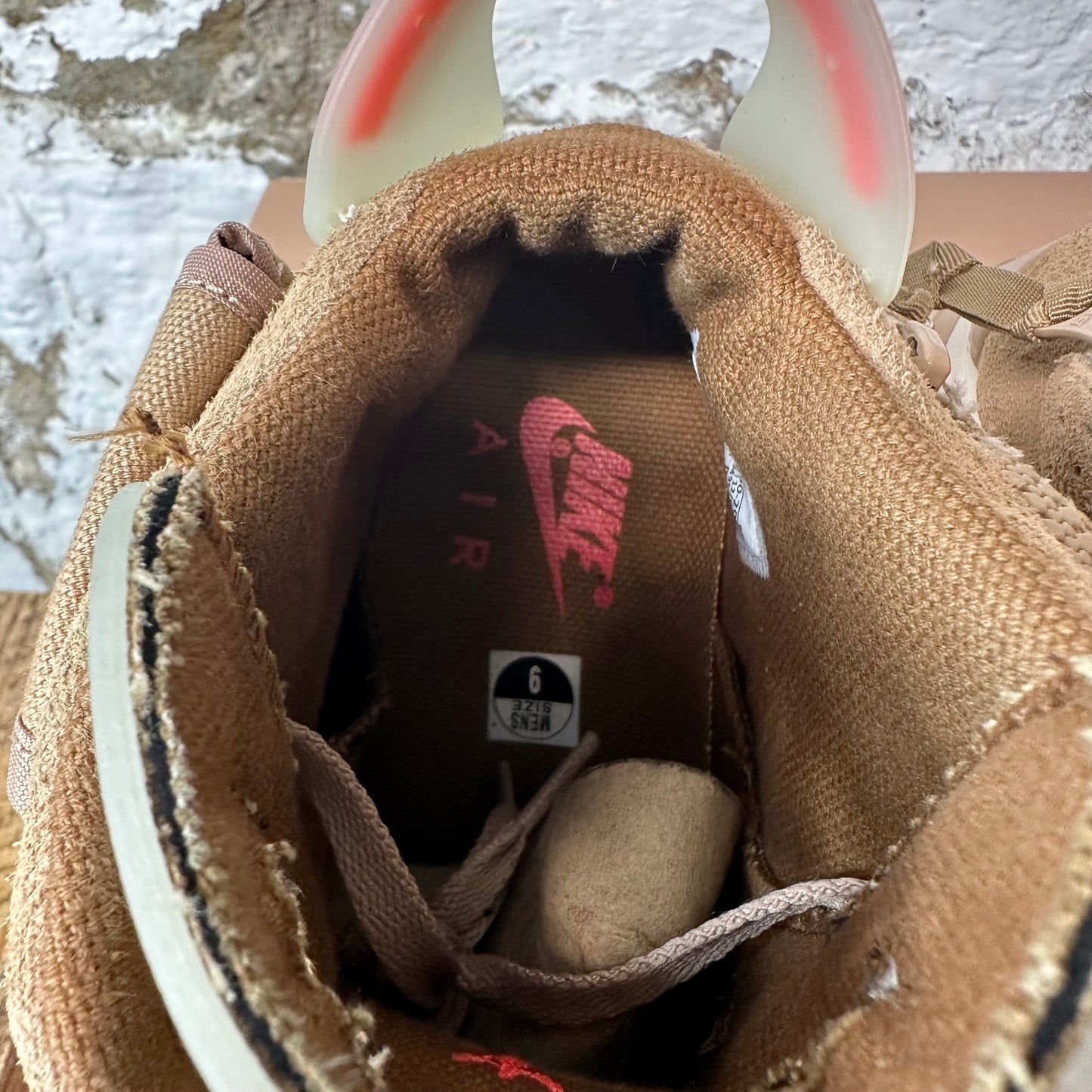 Air Jordan 6 Travis Scott British Khaki Sz 9