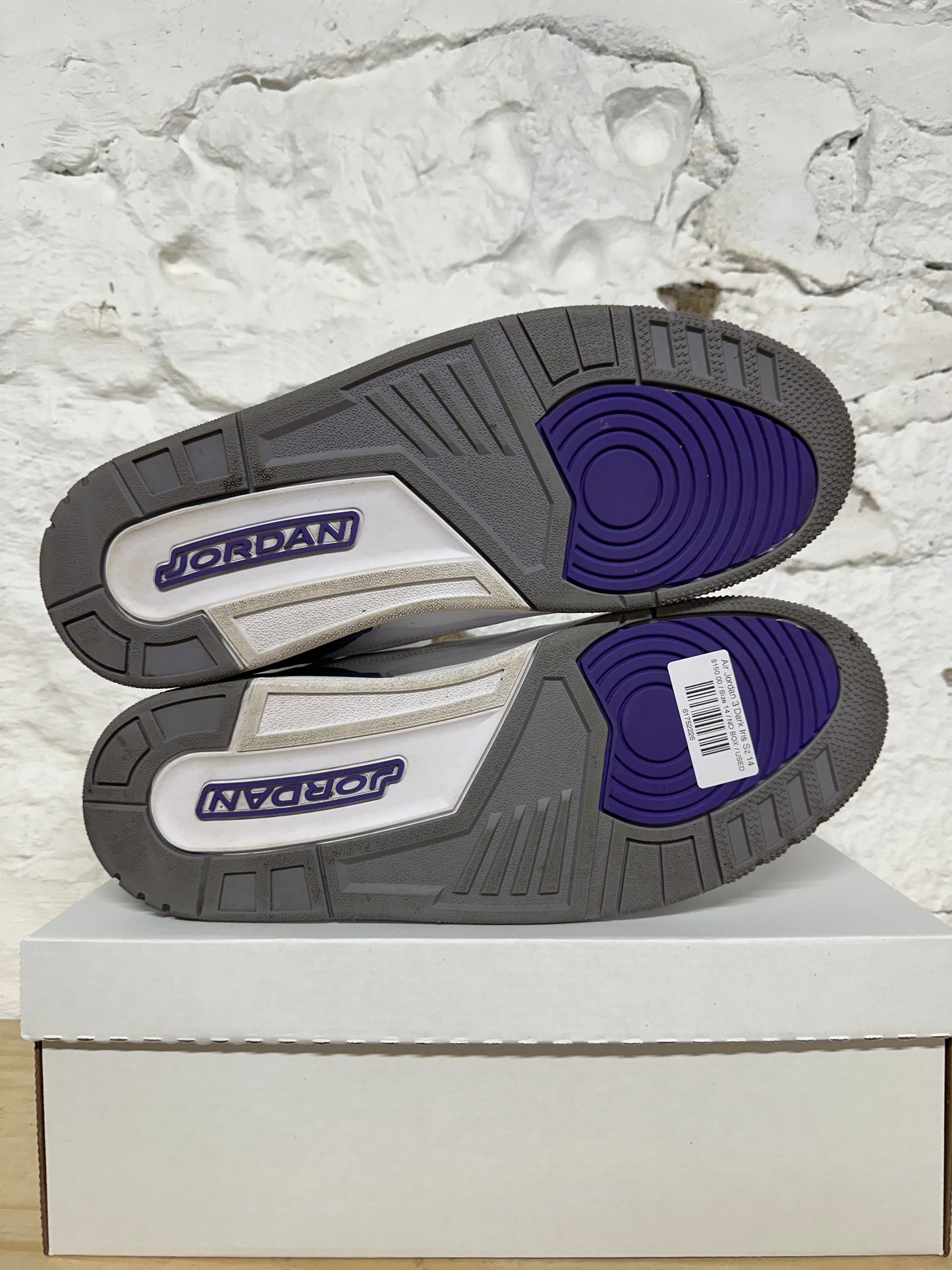 Air Jordan 3 Dark Iris Sz 14