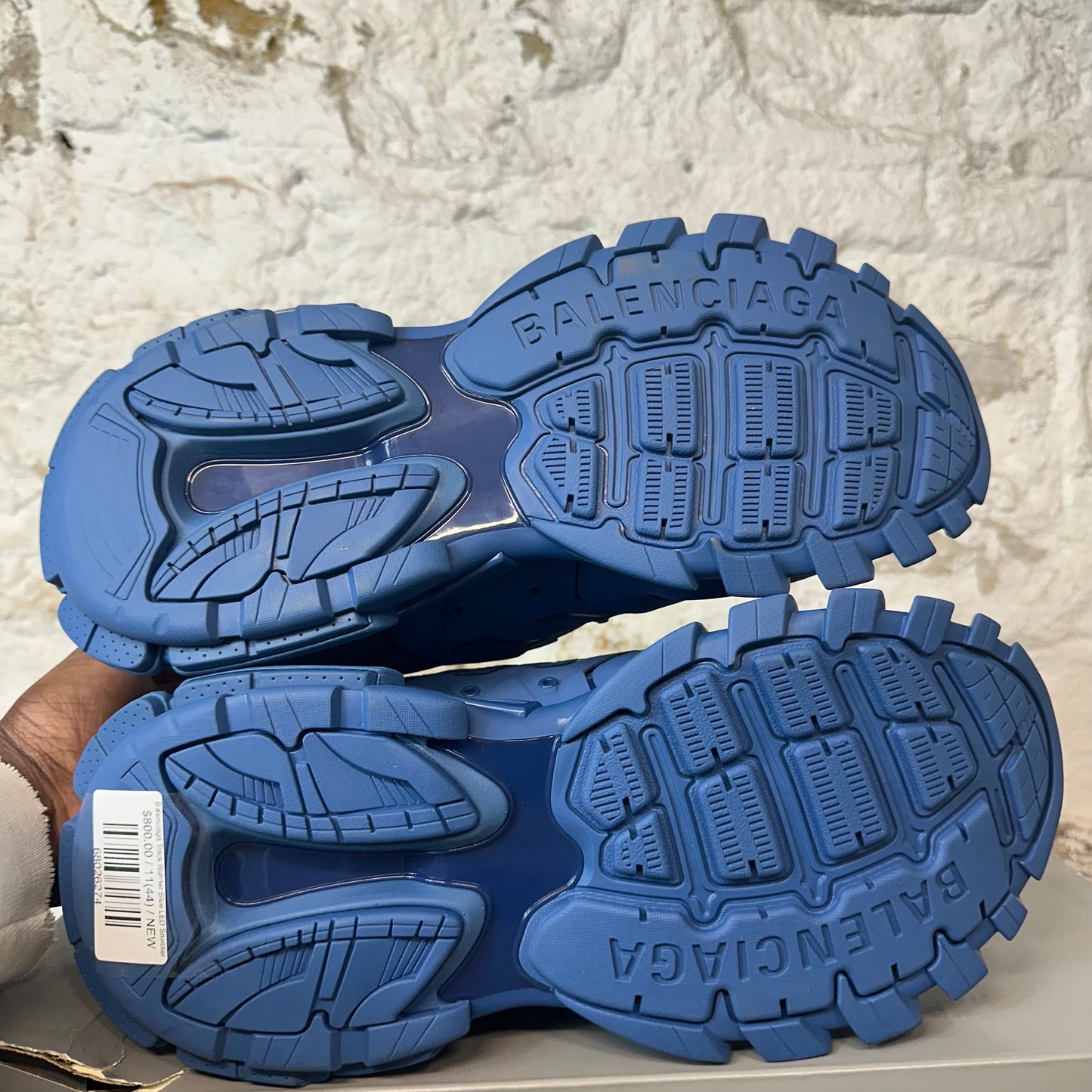 Balenciaga Track Runner Blue LED Sneaker