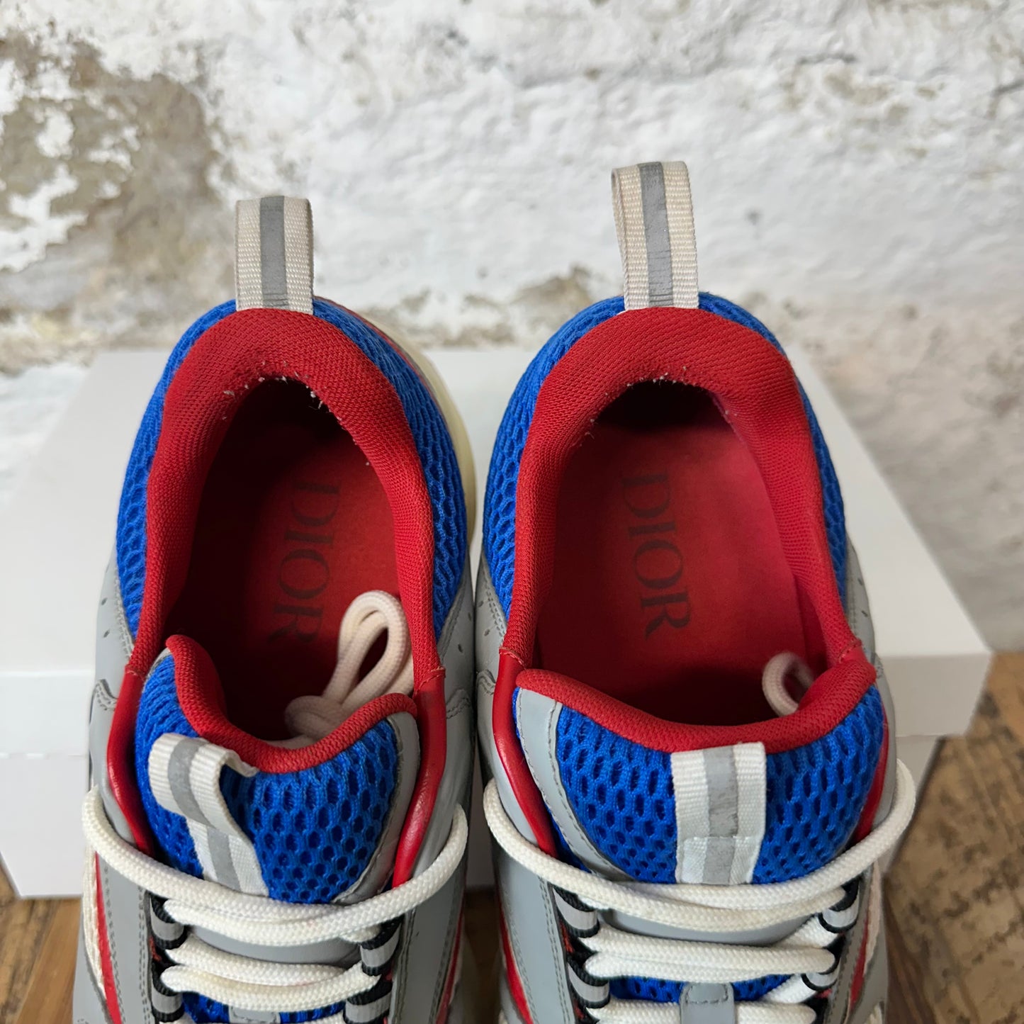 Dior B22 Blue Red Grey Sneaker Sz 10 (43)