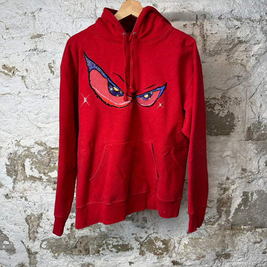 Supreme Eyes Hoodie Red Sz M