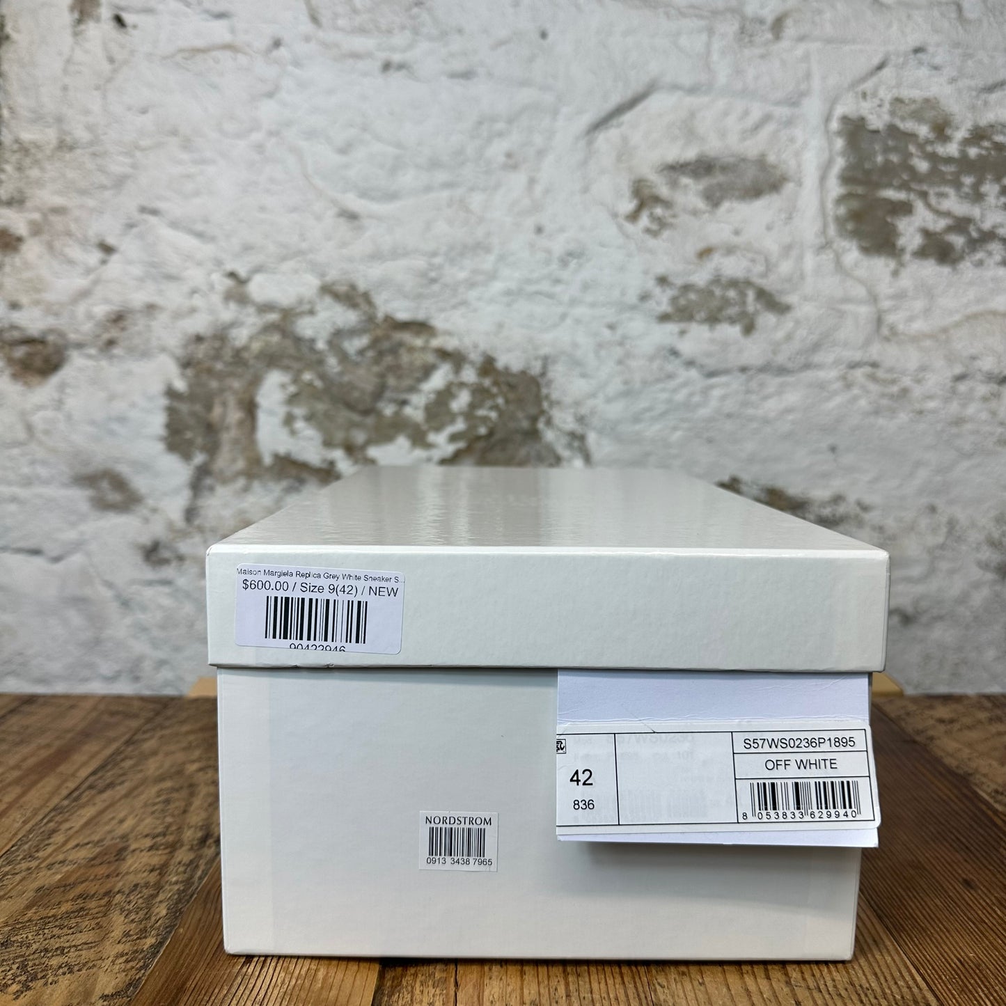 Maison Margiela Replica Grey White Sneaker Sz 9 (42) DS