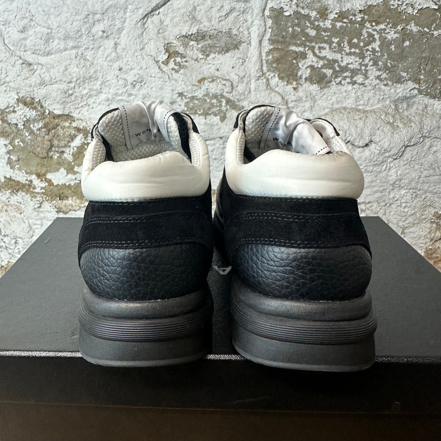 Chanel CC Black White Trainer Sneaker Sz 7.5 (40.5)