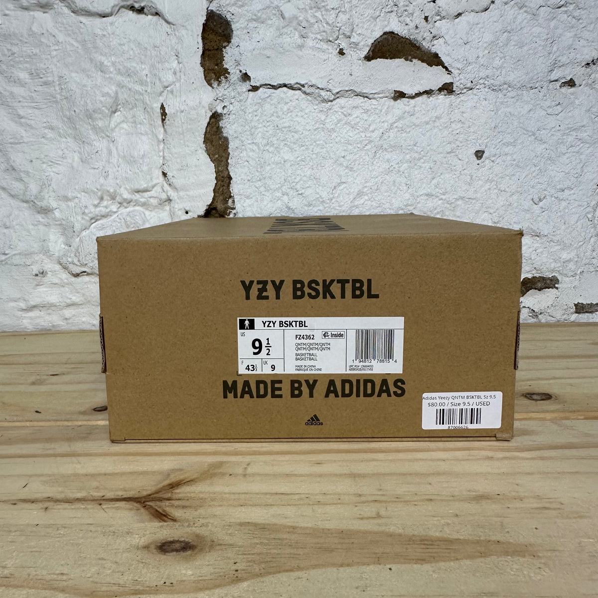 Yeezy QNTM BSKTBL Sz 9.5