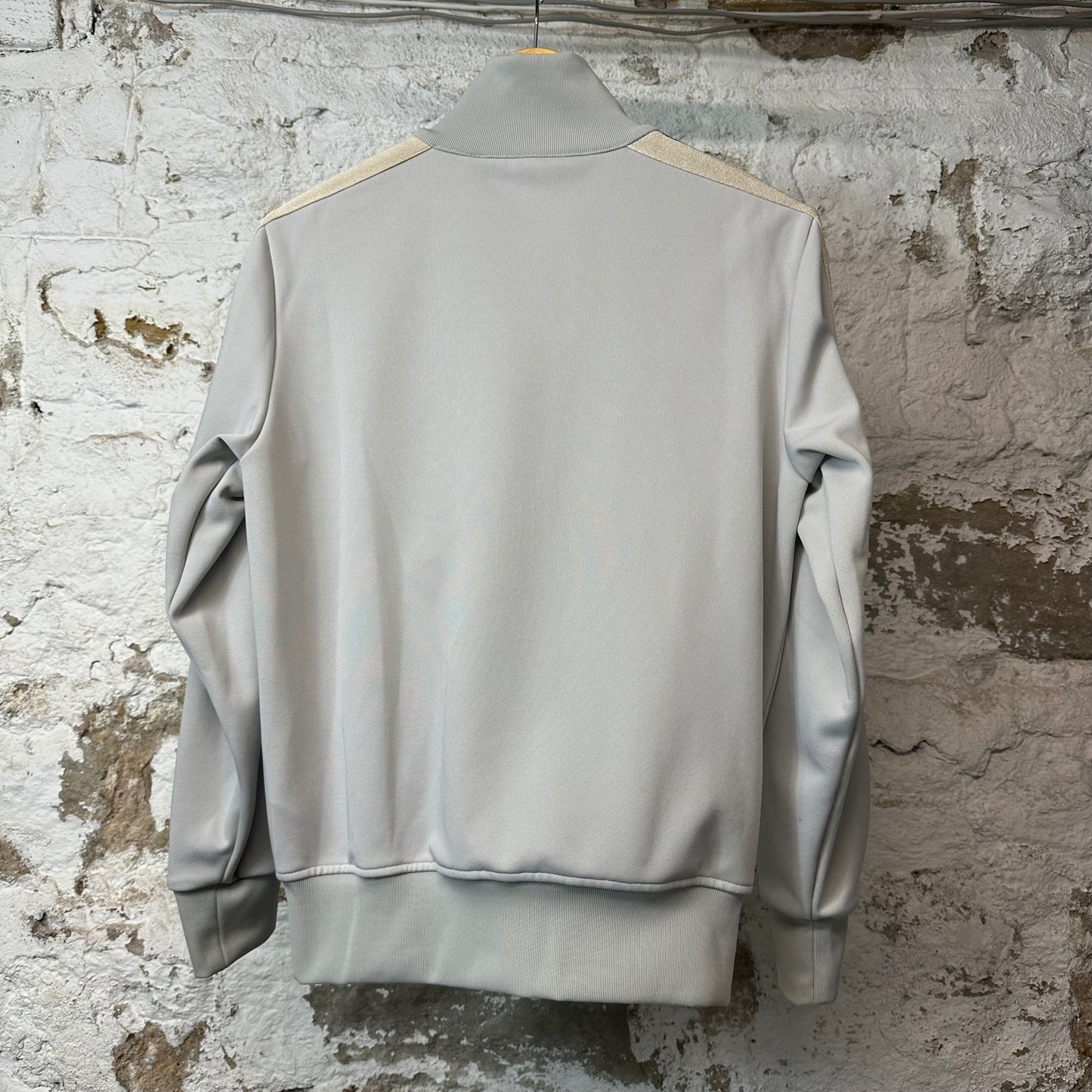 Palm Angels Grey Beige Track Jacket Sz S