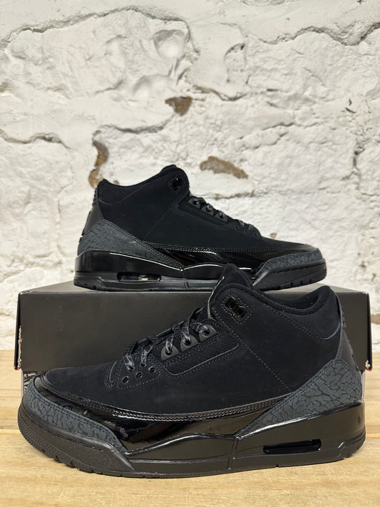 Air Jordan 3 Black Cat Sz 10.5