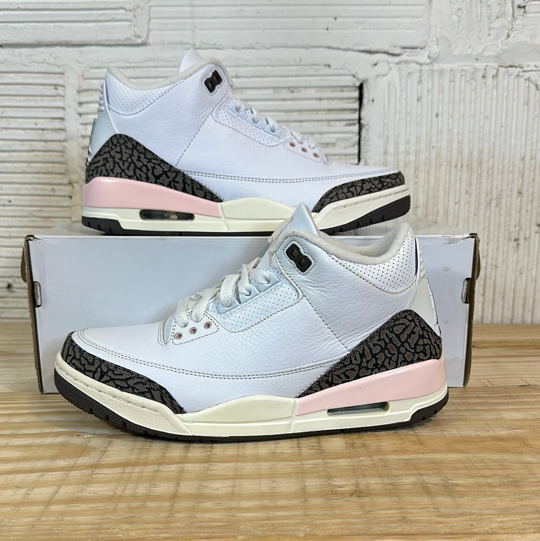 Air Jordan 3 Neapolitan Dark Mocha Sz 7.5(9W)