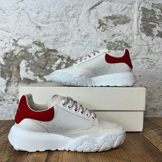 Alexander McQueen Red Tab White Court Sneaker Sz 5.5 (37.5)