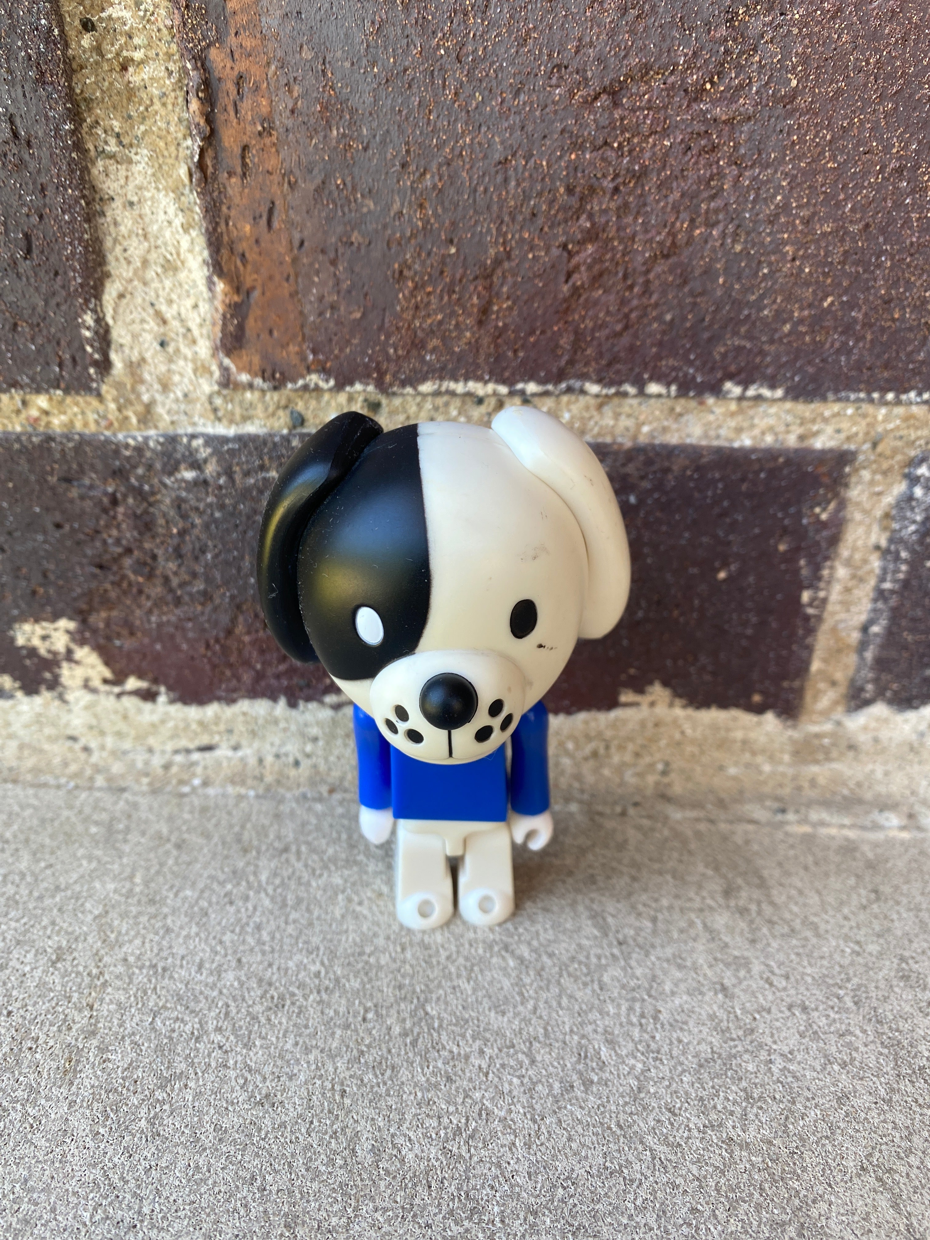 Bape Baby Milo Blue White Black Dog Kubrick
