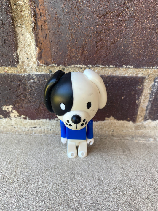 Bape Baby Milo Blue White Black Dog Kubrick