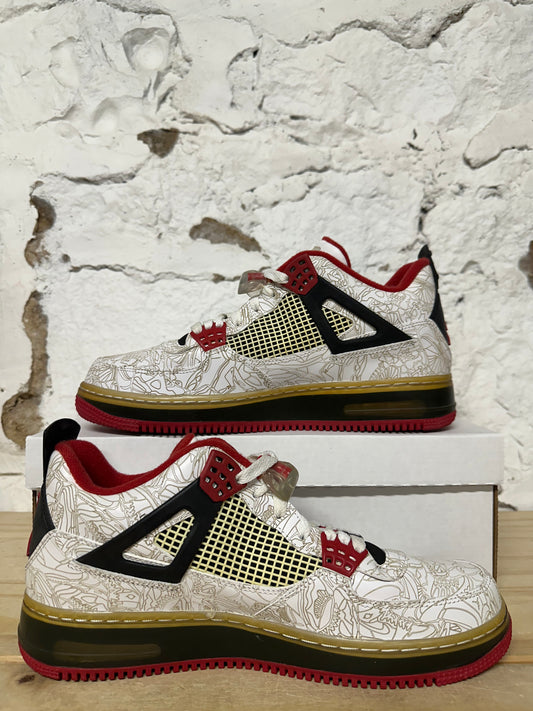 Air Jordan 4 Fusion White Laser Sz 10.5 DS