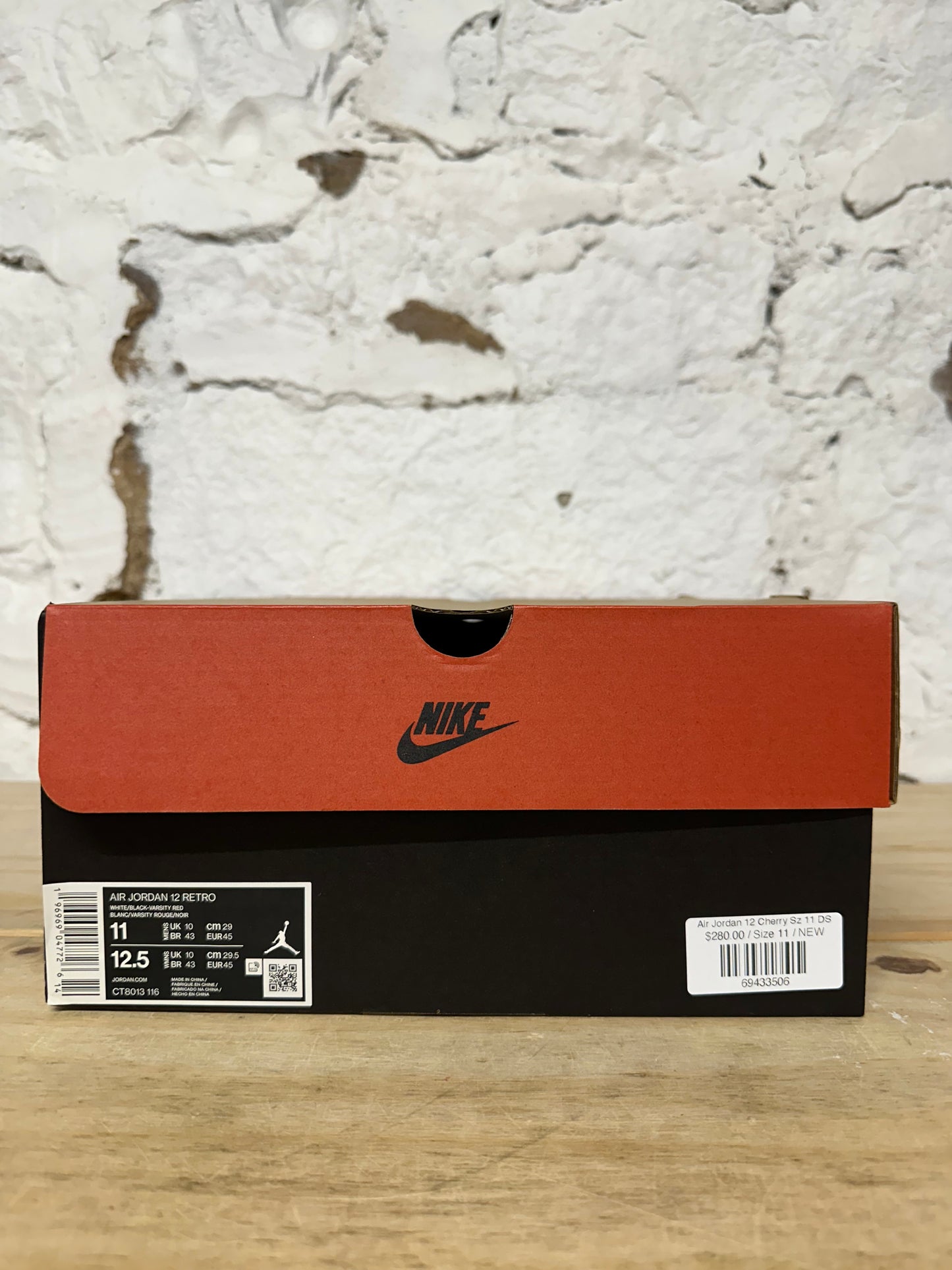 Air Jordan 12 Cherry Sz 11 DS