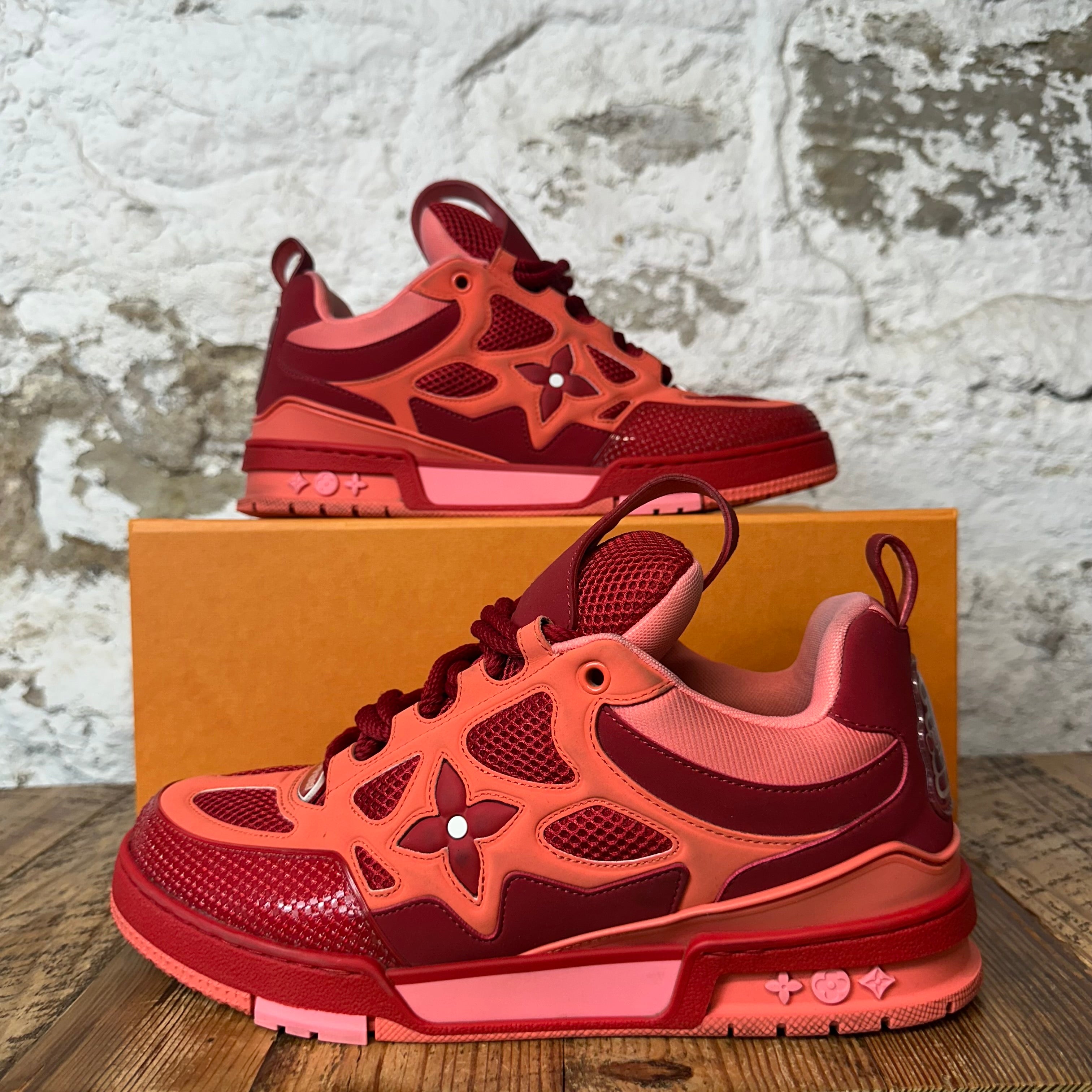 Louis Vuitton Red Skate Sneaker Sz 8.5 (7LV)