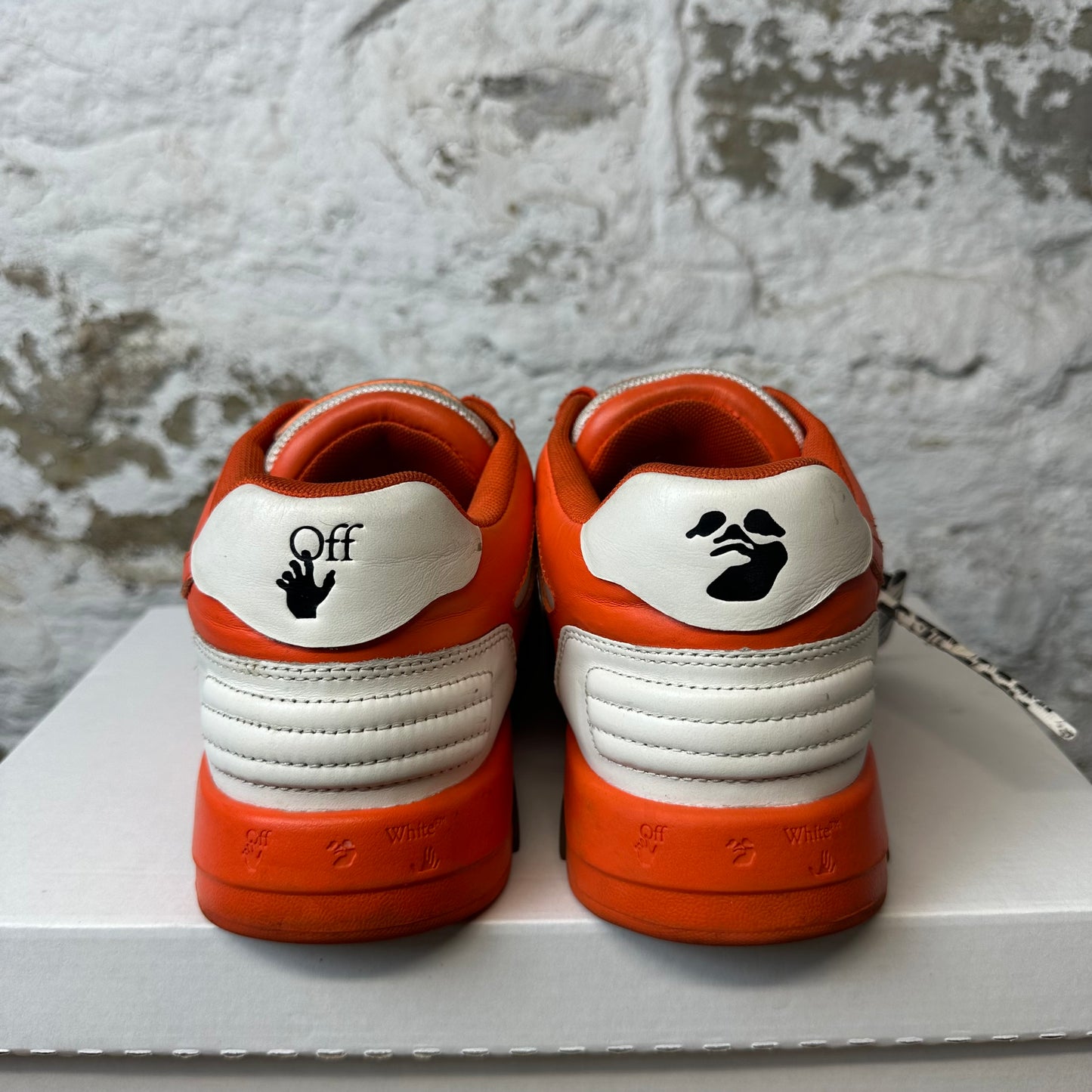 Off-White Out Of Office Orange White Sz 9 (42) No Box