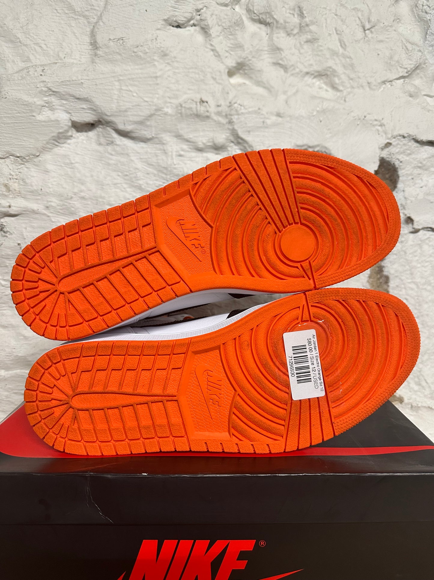 Air Jordan 1 High Electro Orange Sz 12